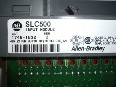 Allen bradley ab slc 500 i/o 1746-IB32 /c nnb