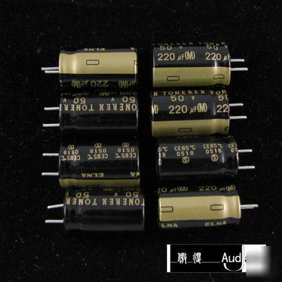 New 45PCS 220UF 50V elna tonerex audio capacitors 