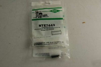 New lot - 15 nte NTE7443 circuit integrated surplus see
