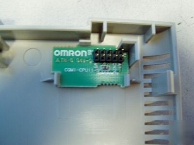 Omron end plate m/n: CQM1-CPU11-9 CQM1CPU119 - tested