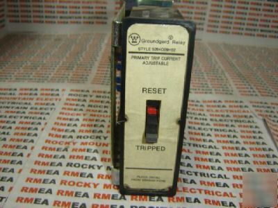 Westinghouse ground fault relay 5264C09H02 grt