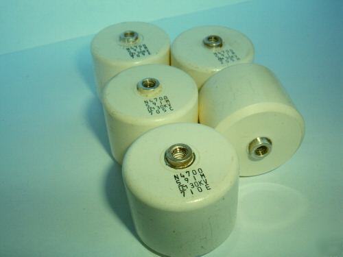 5 high voltage capacitors 30KV tesla laser rf marx 