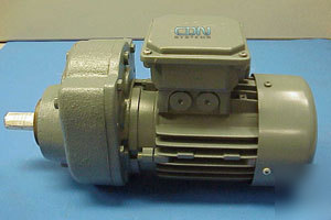 New lantech sk 63L/4 ac 3-ph .24HP in-line gear motor