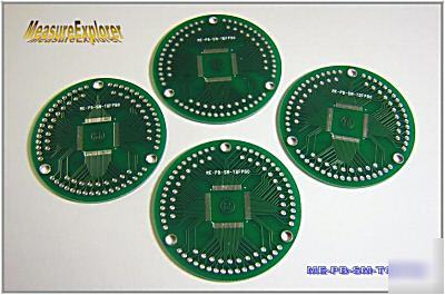 Tqfp 80 64 smt surface mount adapter prototype board