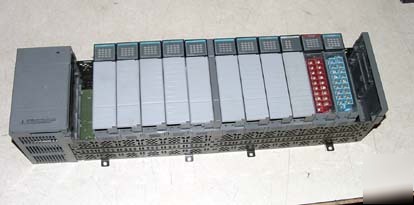 Allen bradley SLC500 13 slot rack, ps & dc i/o modules