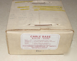 New photoswitch cable base in box 42LCB-5000