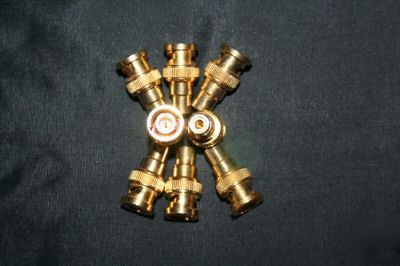 Gold bnc connectors