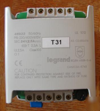 Legrand 46922 rectified power supplies