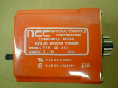 Ncc T1K-30-461 solid state timer - range 3 - 30 sec.