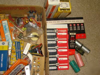 New large lot of electronic parts - 