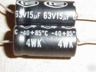 200PCS 63V 15UF axial lead capacitor capacitors