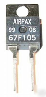 Airpax 67F105 thermostat - 105 c - n.o. - low s/h