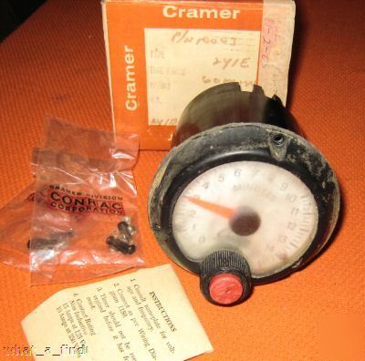Cramer conrac 10003 15 minute timer 241E-a 115 v used