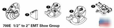 Current tools 1/2-2 emt bender shoe group fits greenlee