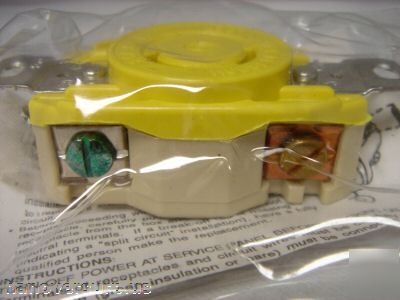 HBL23CM10 lot of 3 hubbell twist-lock receptacle