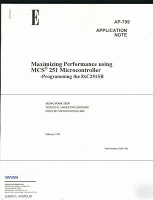 Intel application note ap-709 (mcs 251 microcontroller)