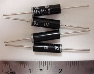 New 15000V .45AMP high voltage diodes X4 $1 shipping