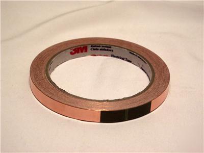 Conductive copper foil shielding tape 3/8