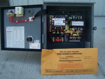 New square d ac magnetic starter class 8536 type s