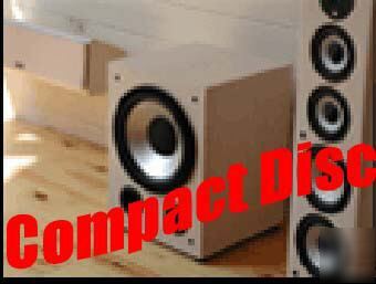 Speaker/subwoofer/audio equipment set-up & test cd