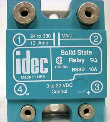 Idec rssd 10A solid state relay control RSSD10A imput