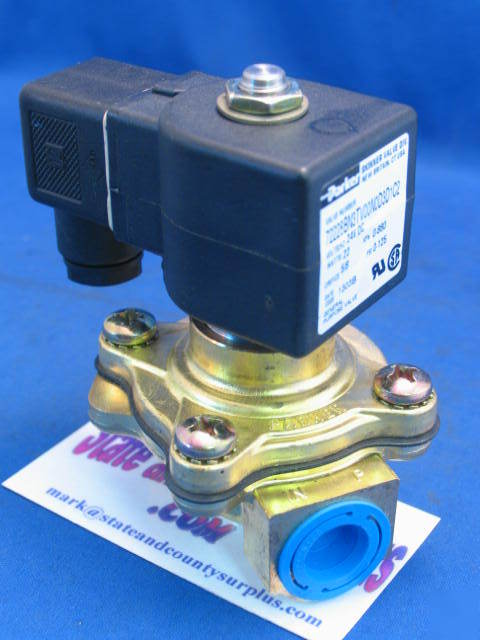 New parker 24 v dc remote activated solenoid valve 