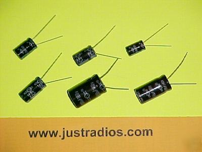 160V radial electrolytic 105C capacitor kit : qty=110