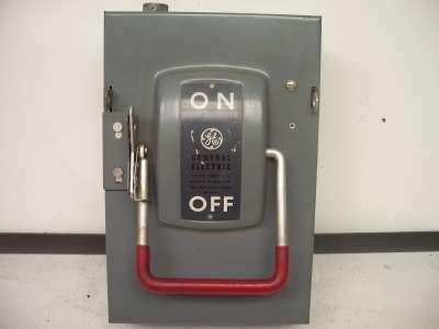 Ge 30 amp safety switch catalog # TH3361
