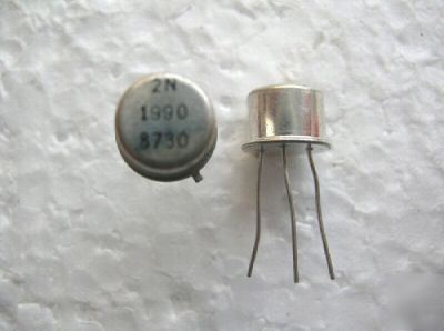 New transistor 2N1990 npn 100V 1A to-5 