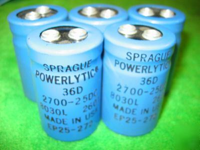 Sprague powerlytic 36D aluminum electrolytic capacitor