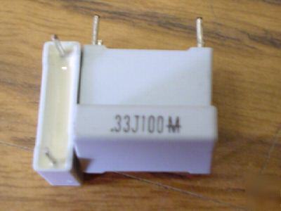 New 700PCS 100V .33UF mallory box mylar capacitors 