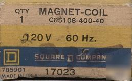 Square d magnet coil c 65108-400-40 