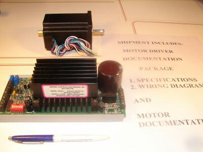 Stepper motor 282 oz-in & bipolar driver combination