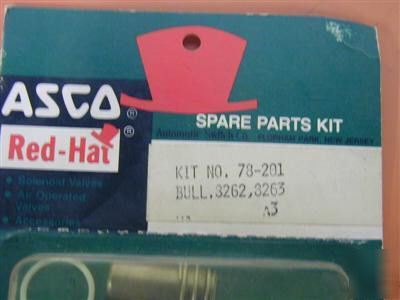 Asco redhat spare parts kit 78-201 bulletin 8262 8263