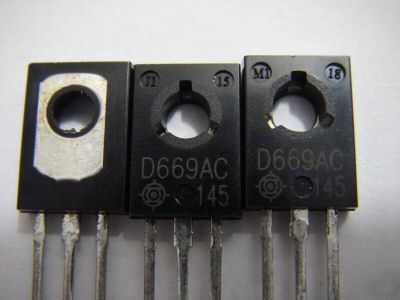 50PCS, npn 2SD669C / 2SD669 transistor to-126