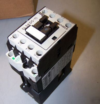 Entrelec 5KDC-10 motor contactor 7.5 hp max 24 v coil