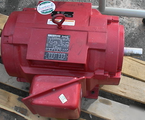 40 horse power electric motor fire pump rated 3500 rpm