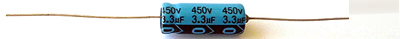 Axial electrolytic capacitor 3.3UF 450V 3.3 uf (12)