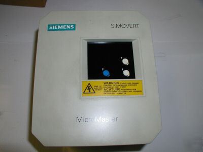 Siemens drive micromaster simovert 6SE3017-7DCOO vector