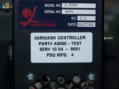 Pdq laserwash 4000 controller (a-5000)