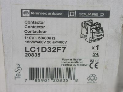 New telemecanique LC1D32F7 iec contactor LC1-D32F7 