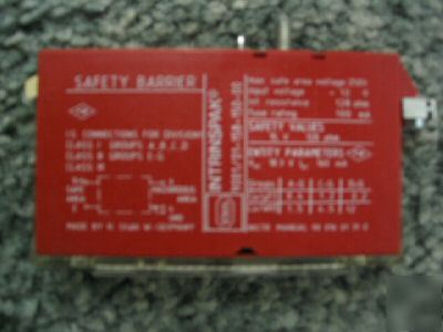 Stahl intrinsic safety barrier p/n - 9001/01-158-150-00