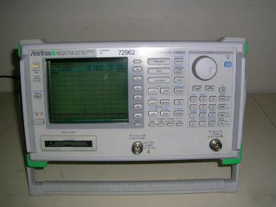 Anritsu MS2670A spectrum analyzer. 100HZ to 1.8GHZ.