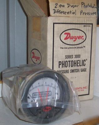Dwyer model 3010 photohelic switch 