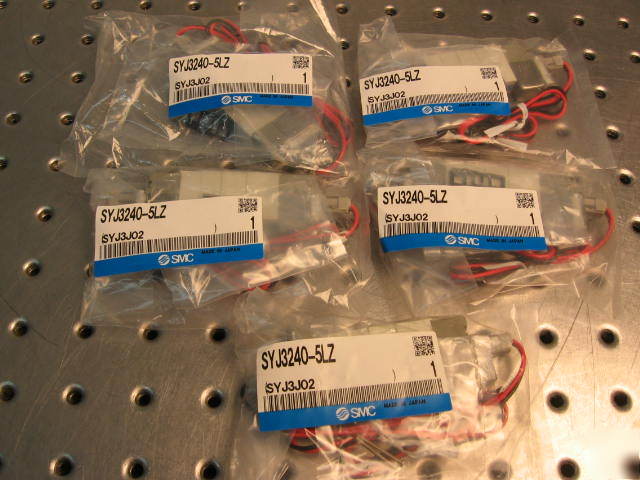 G34045 five smc SYJ3240-5LZ solenoid valves