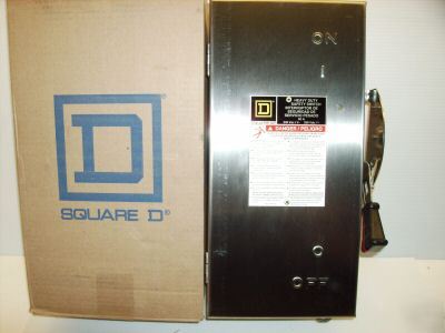 Square d safety switch disconnect stainless H322DS 