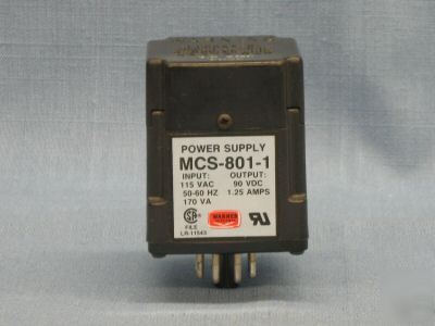 Warner electric clutch/brake control mcs-801-1