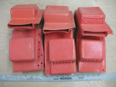 (6) pvc coats for electrical boxes coated