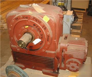 Cone drive operations double speed reducer 600:1
