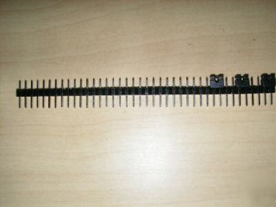 40 way/pin header connector with 20 jumper